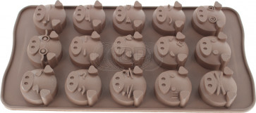QP0034NS silicone mold: pig