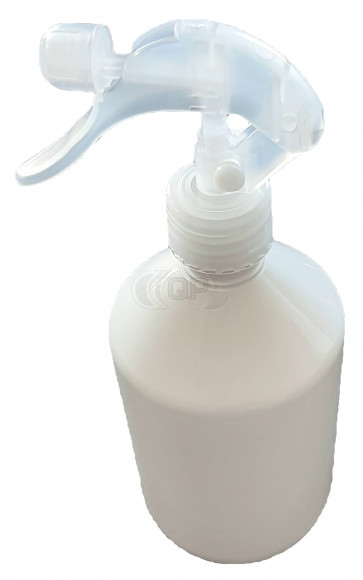 Trigger spray bottle 250ml white 28mm